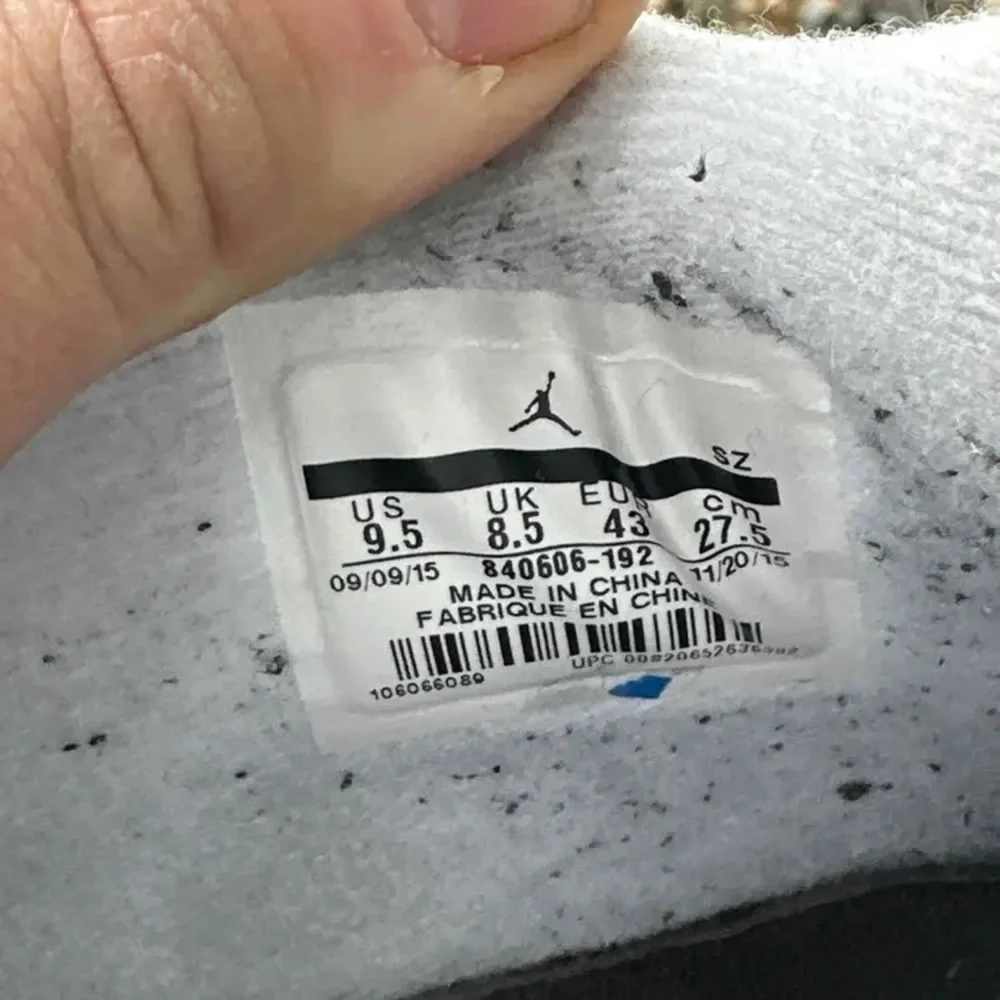 Air Jordan 4 Retro OG 'White Cement' 2016 Men’s Size 9.5 - Picture 6 of 7